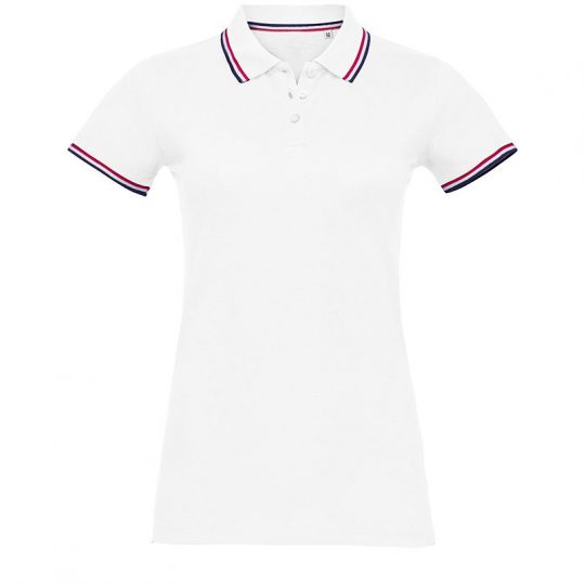 Рубашка поло женская PRESTIGE WOMEN белая, размер XL