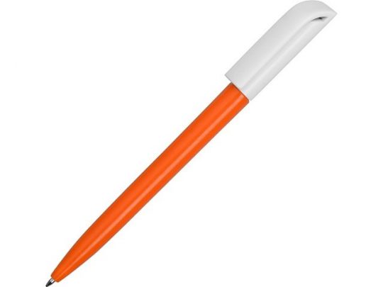 Ручка пластиковая шариковая Миллениум Color BRL, оранжевый/белый, арт. 016358303
