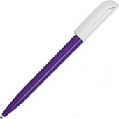 Ручка пластиковая шариковая Миллениум Color BRL, фиолетовый/белый, арт. 016358203