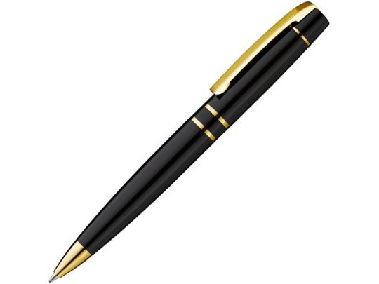 Ручка шариковая металлическая VIP GO, черный/золотистый, арт. 016470303