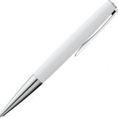 Ручка шариковая металлическая ELEGANCE, белый/серебристый, арт. 016470503