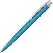Ручка шариковая металлическая LUMOS soft-touch, голубой, арт. 016473503