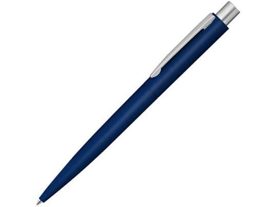 Ручка шариковая металлическая LUMOS soft-touch, темно-синий, арт. 016473703
