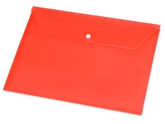 Папка-конверт А4 с кнопкой, красный, арт. 016572603