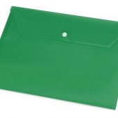 Папка-конверт А4 с кнопкой, зеленый, арт. 016573003