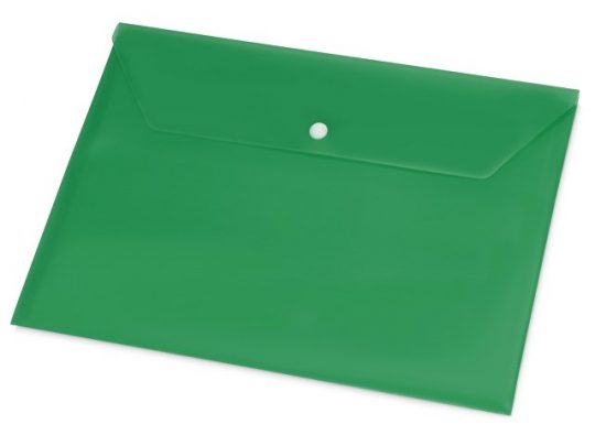 Папка-конверт А4 с кнопкой, зеленый, арт. 016573003