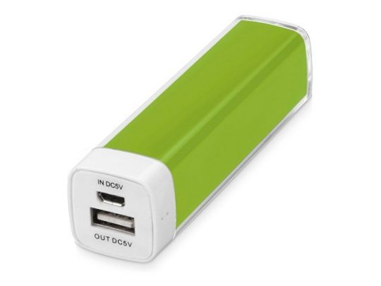 Портативное зарядное устройство Ангра, 2200 mAh, зеленое яблоко, арт. 016598103