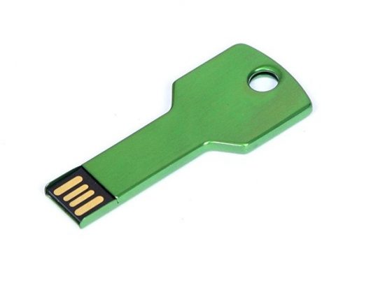 Флешка в виде ключа, 64 Гб, зеленый (64Gb), арт. 016553303