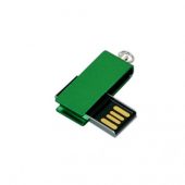 Флешка с мини чипом, минимальный размер, цветной  корпус, 16 Гб, зеленый (16Gb), арт. 016549803