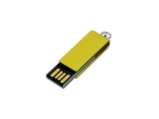 Флешка с мини чипом, минимальный размер, цветной  корпус, 32 Гб, желтый (32Gb), арт. 016555003