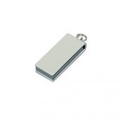 Флешка с мини чипом, минимальный размер, цветной  корпус, 64 Гб, серебристый (64Gb), арт. 016555703