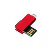 Флешка с мини чипом, минимальный размер, цветной  корпус, 64 Гб, красный (64Gb), арт. 016556103