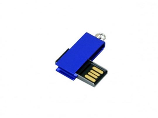 Флешка с мини чипом, минимальный размер, цветной  корпус, 64 Гб, синий (64Gb), арт. 016555903