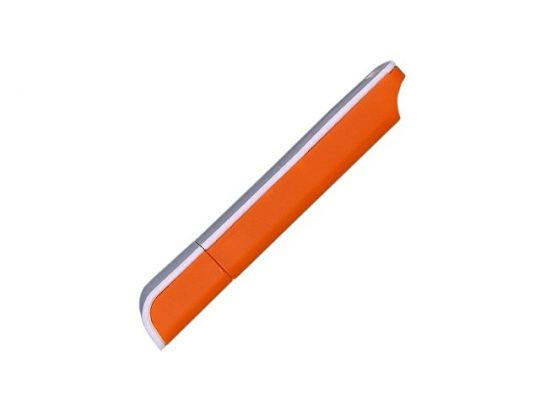 Флешка прямоугольной формы, оригинальный дизайн, двухцветный корпус, 16 Гб, оранжевый/белый (16Gb), арт. 016545603