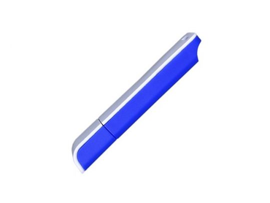 Флешка прямоугольной формы, оригинальный дизайн, двухцветный корпус, 32 Гб, синий/белый (32Gb), арт. 016559003