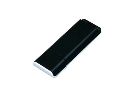 Флешка прямоугольной формы, оригинальный дизайн, двухцветный корпус, 64 Гб, черный/белый (64Gb), арт. 016560103
