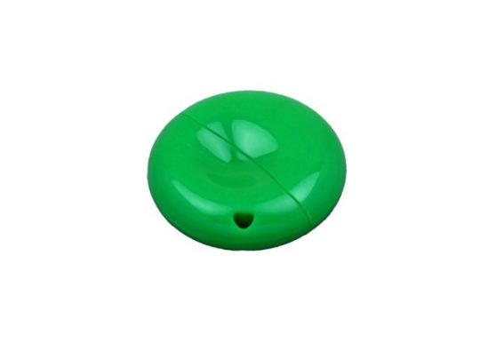 Флешка промо круглой формы, 16 Гб, зеленый (16Gb), арт. 016491503
