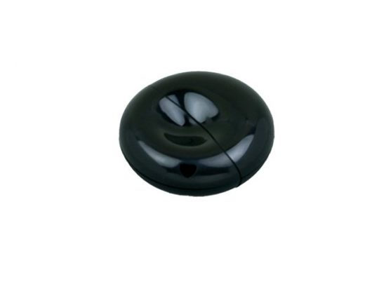 Флешка промо круглой формы, 16 Гб, черный (16Gb), арт. 016491103