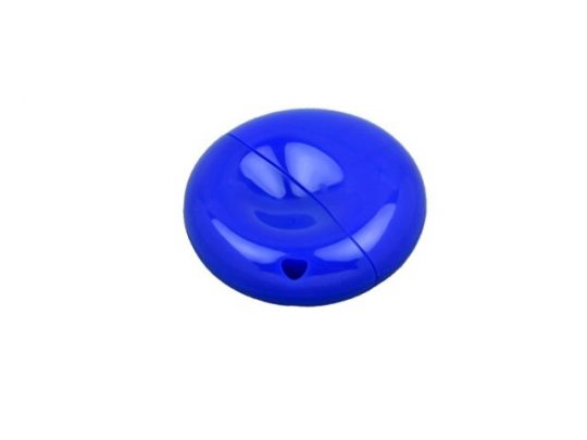 Флешка промо круглой формы, 64 Гб, синий (64Gb), арт. 016501503