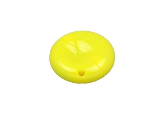Флешка промо круглой формы, 64 Гб, желтый (64Gb), арт. 016502003