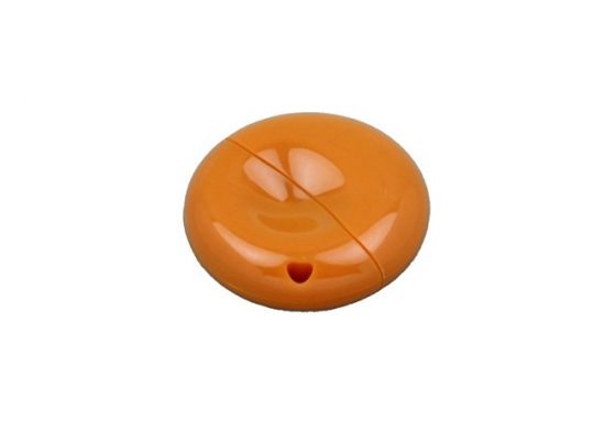 Флешка промо круглой формы, 64 Гб, оранжевый (64Gb), арт. 016501703