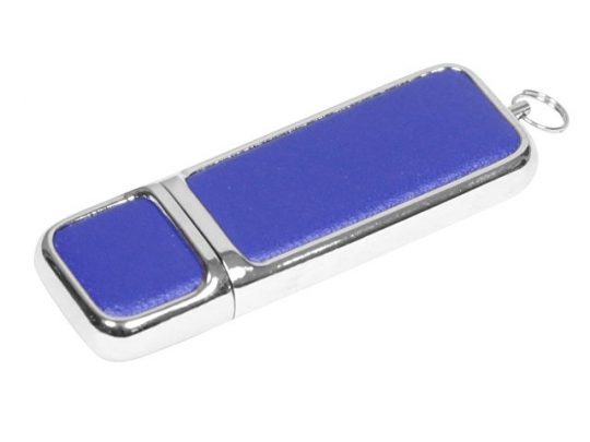 Флешка компактной формы, 16 Гб, синий/серебристый (16Gb), арт. 016498503