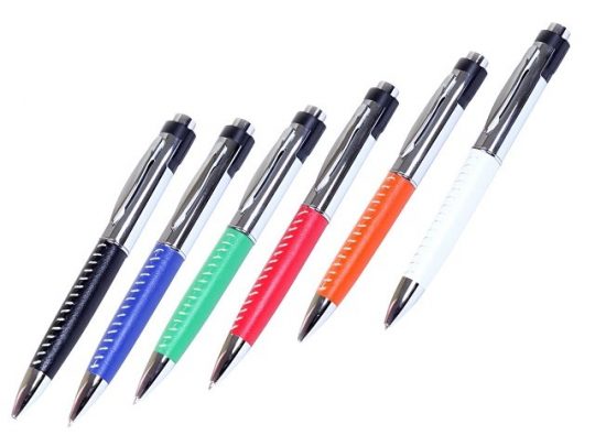 Флешка в виде ручки с мини чипом, 64 Гб, синий/серебристый (64Gb), арт. 016550903