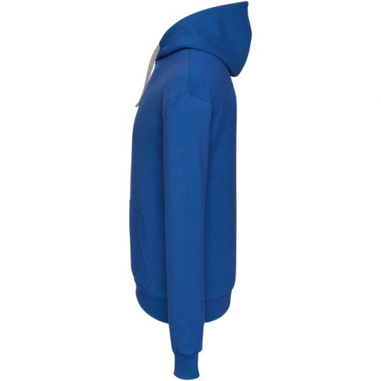 Толстовка с капюшоном Unit Kirenga ярко-синяя, размер 4XL