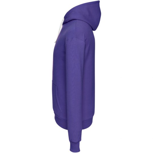 Толстовка с капюшоном Unit Kirenga фиолетовая, размер 4XL