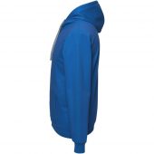 Толстовка с капюшоном на молнии Unit Siverga ярко-синяя, размер XL