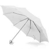 Зонт складной Tempe, механический, 3 сложения, с чехлом, белый, арт. 016359003