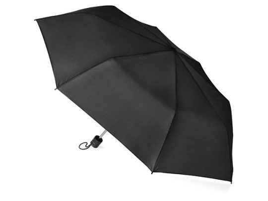 Зонт складной Columbus, механический, 3 сложения, с чехлом, черный, арт. 016467503