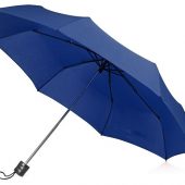 Зонт складной Columbus, механический, 3 сложения, с чехлом, кл. синий, арт. 016467703