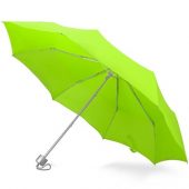 Зонт складной Tempe, механический, 3 сложения, с чехлом, зеленое яблоко, арт. 016358803