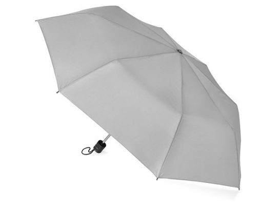 Зонт складной Columbus, механический, 3 сложения, с чехлом, серый, арт. 016468203
