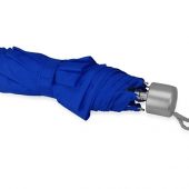 Зонт складной Tempe, механический, 3 сложения, с чехлом, синий, арт. 016359303