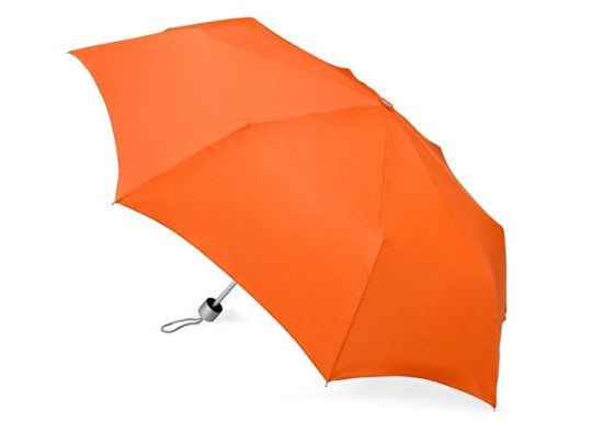 Зонт складной Tempe, механический, 3 сложения, с чехлом, оранжевый, арт. 016358903