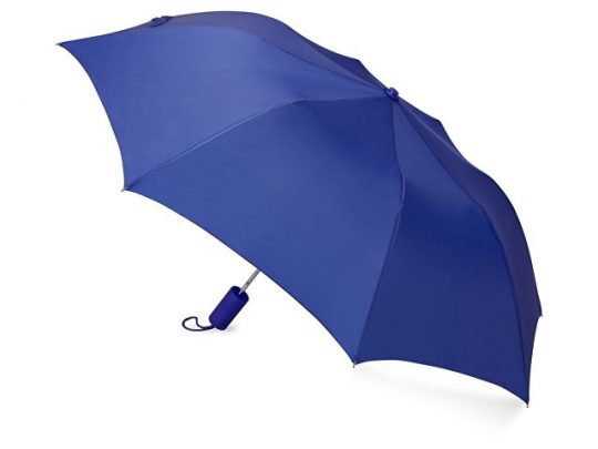 Зонт складной Tulsa, полуавтоматический, 2 сложения, с чехлом, синий, арт. 016362003