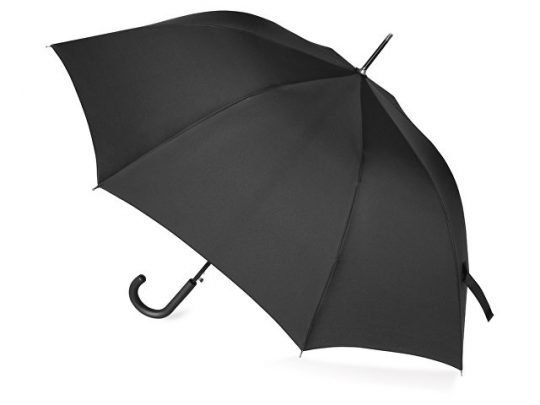 Зонт-трость Wind, полуавтомат, черный, арт. 016364403