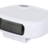 Трекинговый шагомер с экраном LCD, белый, арт. 016666503
