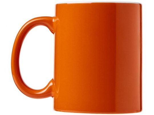 Керамическая кружка Java, оранжевый/белый, арт. 016667703