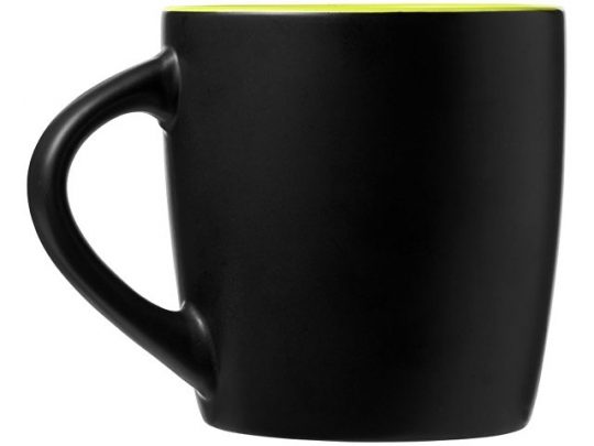 Керамическая чашка Riviera, черный/лайм, арт. 016669203