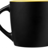 Керамическая чашка Riviera, черный/желтый, арт. 016669303