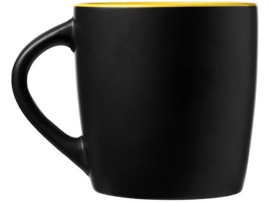 Керамическая чашка Riviera, черный/желтый, арт. 016669303