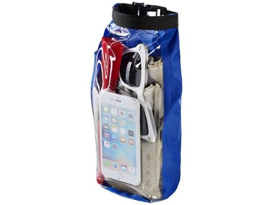 Туристическая водонепроницаемая сумка объемом 2 л, чехол для телефона, ярко-синий, арт. 016674003