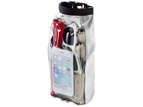 Туристическая водонепроницаемая сумка объемом 2 л, чехол для телефона, белый, арт. 016674203
