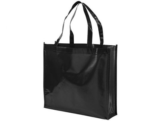 Блестящая ламинированная нетканая сумка-тоут для покупок, арт. 016855103