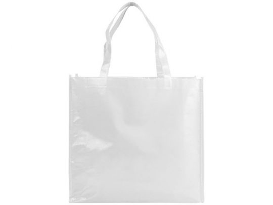 Блестящая ламинированная нетканая сумка-тоут для покупок, арт. 016855203
