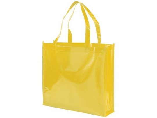 Блестящая ламинированная нетканая сумка-тоут для покупок, арт. 016855903