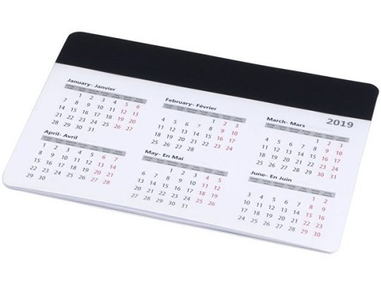 Коврик для мыши Chart с календарем, арт. 016810703